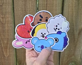 Freebie Vinyl Sticker Bundle for BTS Concerts