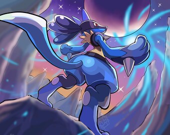 Lucario Print