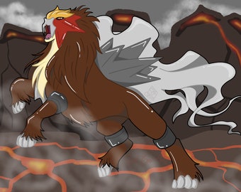 Entei Art