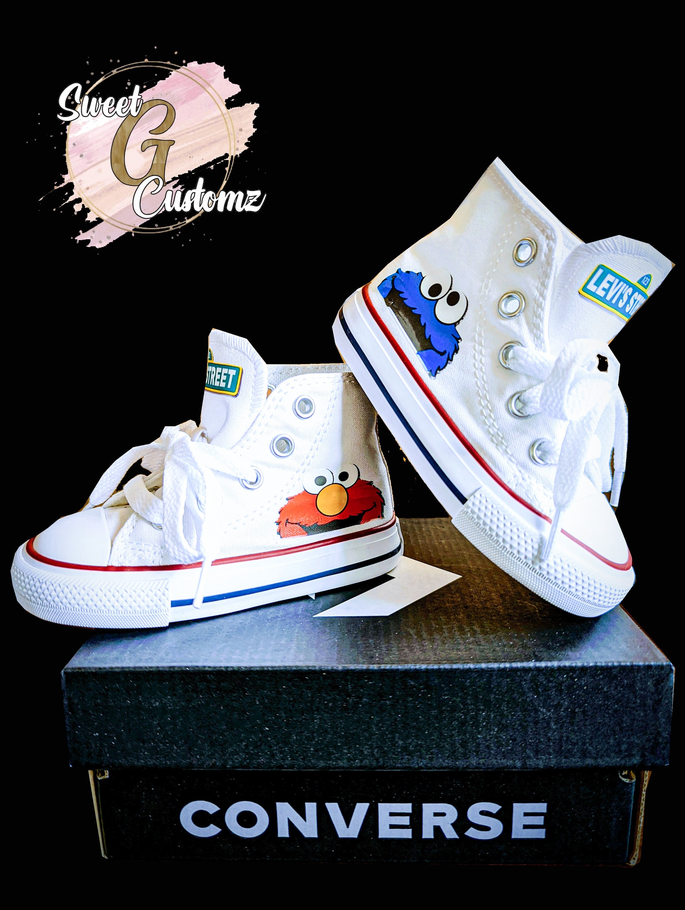 Elmo converse shoes best sale