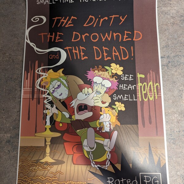 Home Movies The Dirty, The Drowned, And The Dead Poster (11x17)