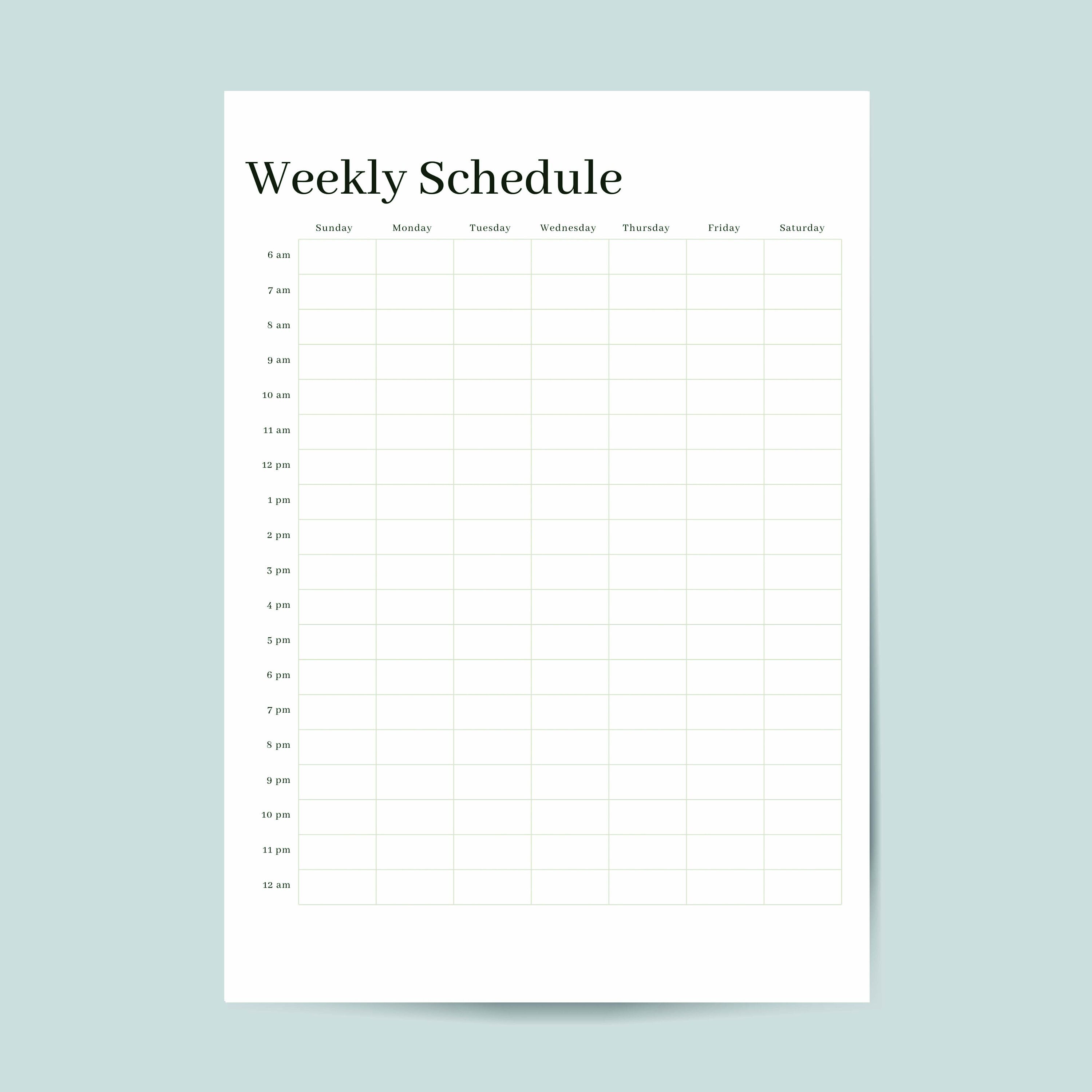 Printable Dailyscheduler Planner, A4 Ready to Print, Tasks, Goals of ...