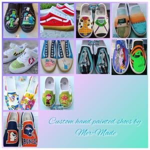 Customized Canvas Shoes / Slip-Ons / Sneakers / READ DESCRIPTION
