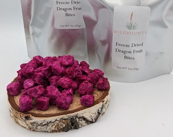 Dragon Fruit freeze dried, crunchy tropical fruit, red dragon fruit