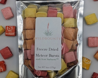 Freeze Dried Starbursts, freeze dried crunchy candy