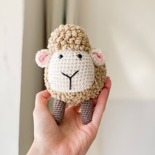 PDF pattern amigurumi Little sheep (ENG, RUS)