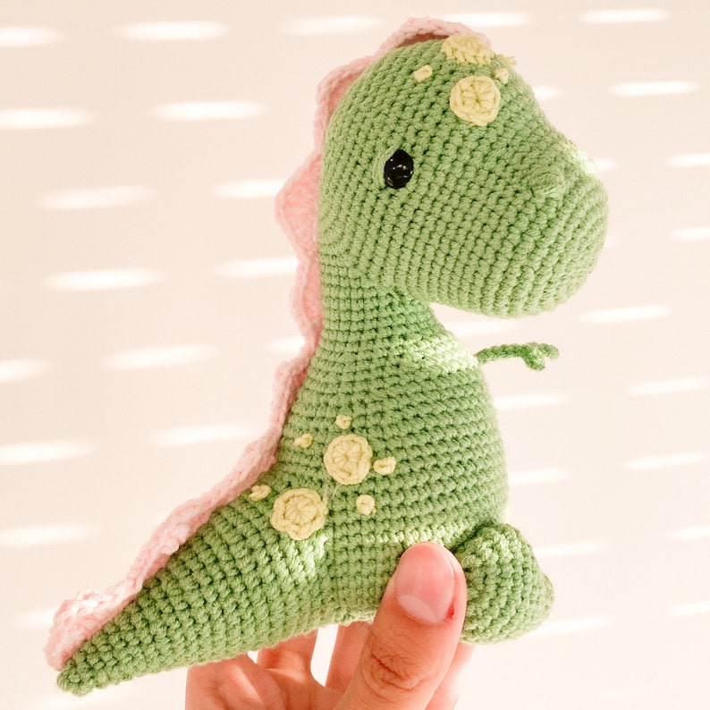 PDF Amigurumi Crochet Pattern Stu the Dino ENG - Etsy