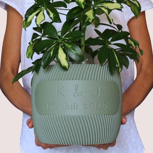 Twista Personalizada - Maceta grande personalizable - Regalo original - Regalo de boda - Regalo de San Valentín