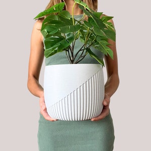 Dualo - Pflanzgefäß – Blumentopf groß - Modernes und Nachhaltiges Design für Ihr Zuhause