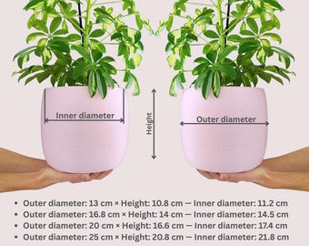 Origin - カスタマイズ可能な大型植木鉢 - オリジナルギフト - Etsy 日本
