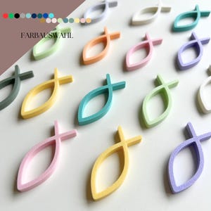 Scatter decoration baptism, communion, confirmation, fish table decoration baptism, table decoration, gift wrapping fish baptism