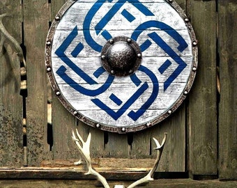 Escudo medieval de dragón, escudo redondo, escudo redondo vikingo, escudo  listo para batalla de cosplay, escudo totalmente funcional para escudo