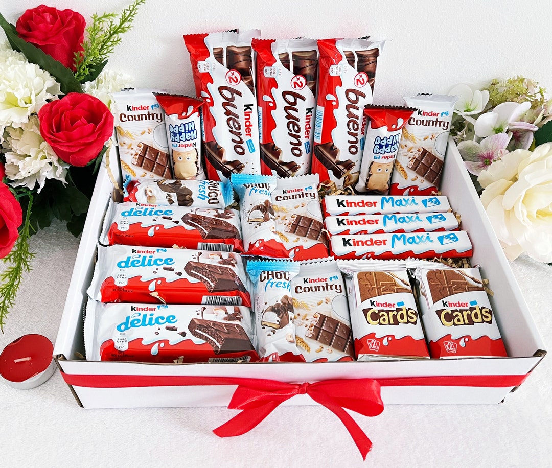 Kinder Gift Box Chocolate Box Gift for Her Birthday Gift Personalized