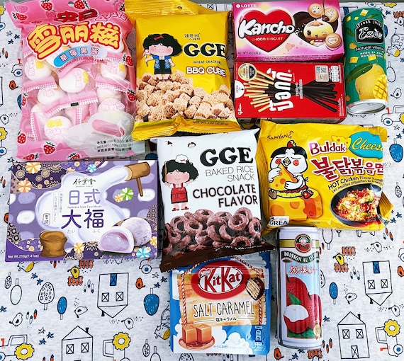 BOX CADEAU JAPONAISE snacks bonbon japonais import japon box pas