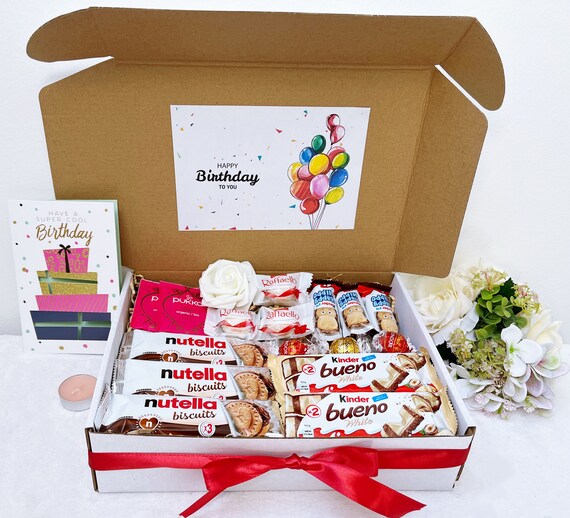 Regalo para mujer taza, Caja de 8 bombones, Mini Nutella