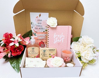Coffret roses pour femme Idées cadeaux d'anniversaire Temps de spa Cadeau pour se faire chouchouter pour une mère Cadeau personnalisé pour son employé Coffret cadeau Joyeux anniversaire
