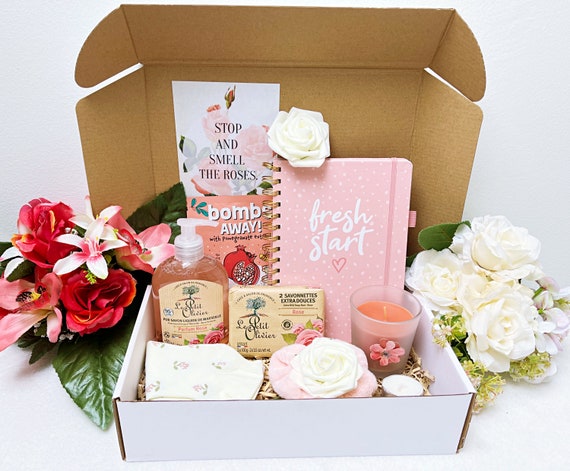 Roses Gift Box for Women Birthday Gift Ideas Spa Time Pamper Gift