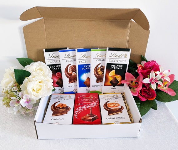 Coffret Chocolats à Offrir Colis Gastronomique Panier Garni-cadeau Pour Femme  Cadeau Anniversaire cadeau Homme Coffret Lindt Chocolat 