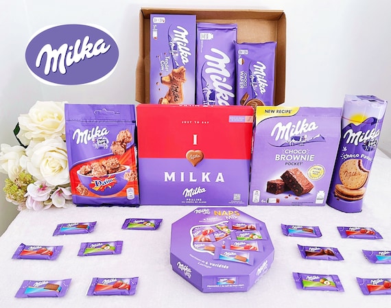 Coffret Gourmand Sucré à Offrir Colis Gastronomique Panier Garni Cadeau  Pour Femme Cadeau Anniversaire cadeau Homme-coffret Milka 