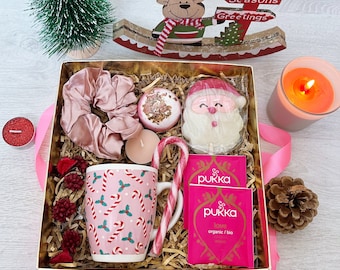 Coffret cadeau d'hiver pour femme, Idées cadeaux pour un moment de bien-être, un cadeau pour une maman, un cadeau personnalisé pour les fêtes, un cadeau de Noël pour homme