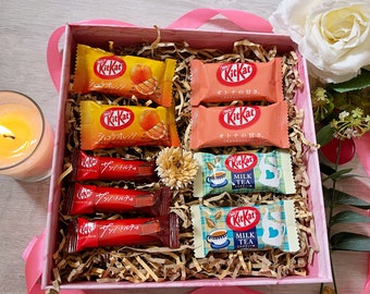 KitKat chocolats asiatiques - Box découverte Asie + AUTOCOLLANTS GRATUITS - produits asiatiques sucrés -nouilles japonaises-kitkat asiatique