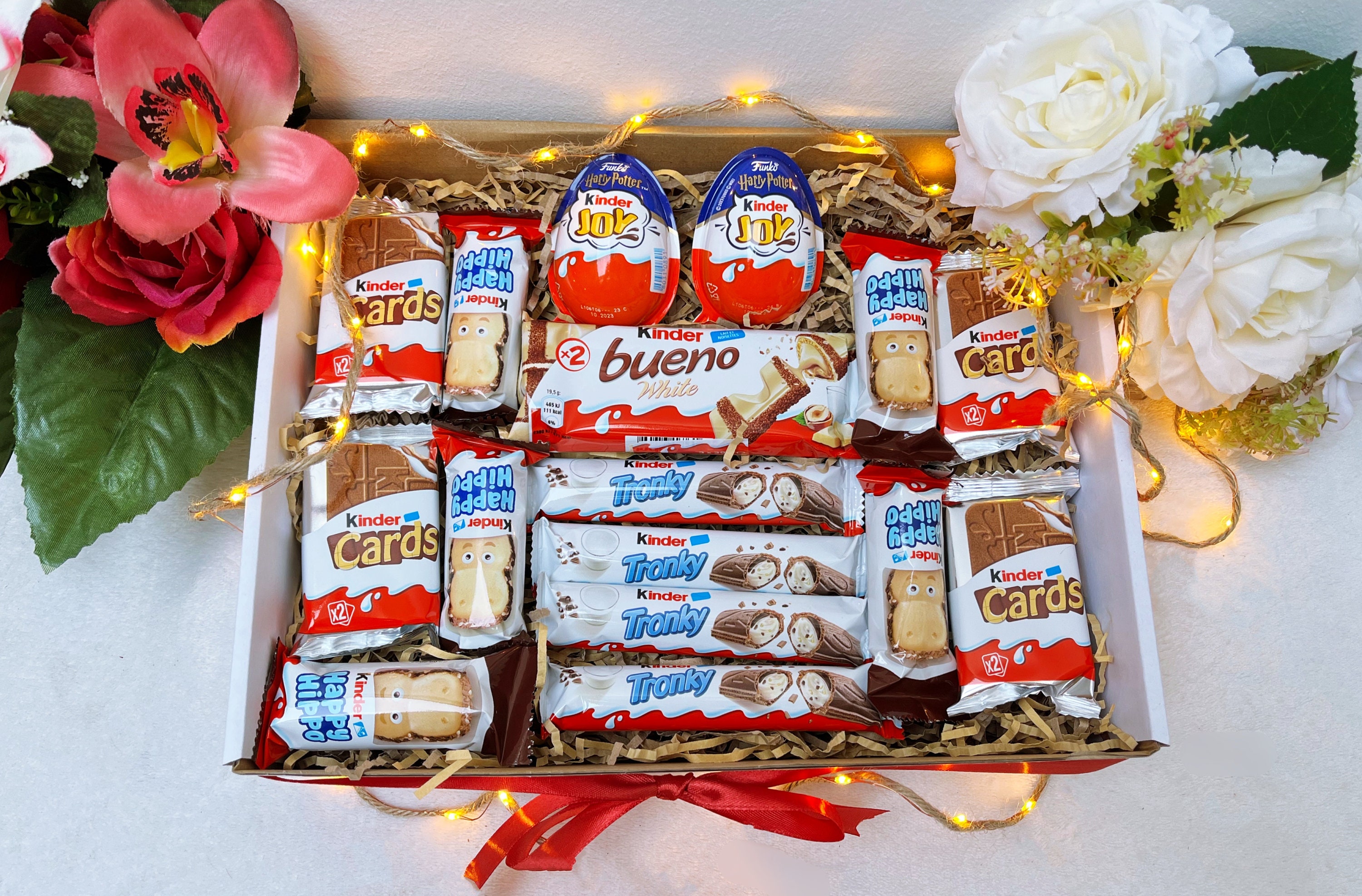 Grand bouquet de chocolat Kinder - Chocolate Lovers Variety Gift Hamper  Selection
