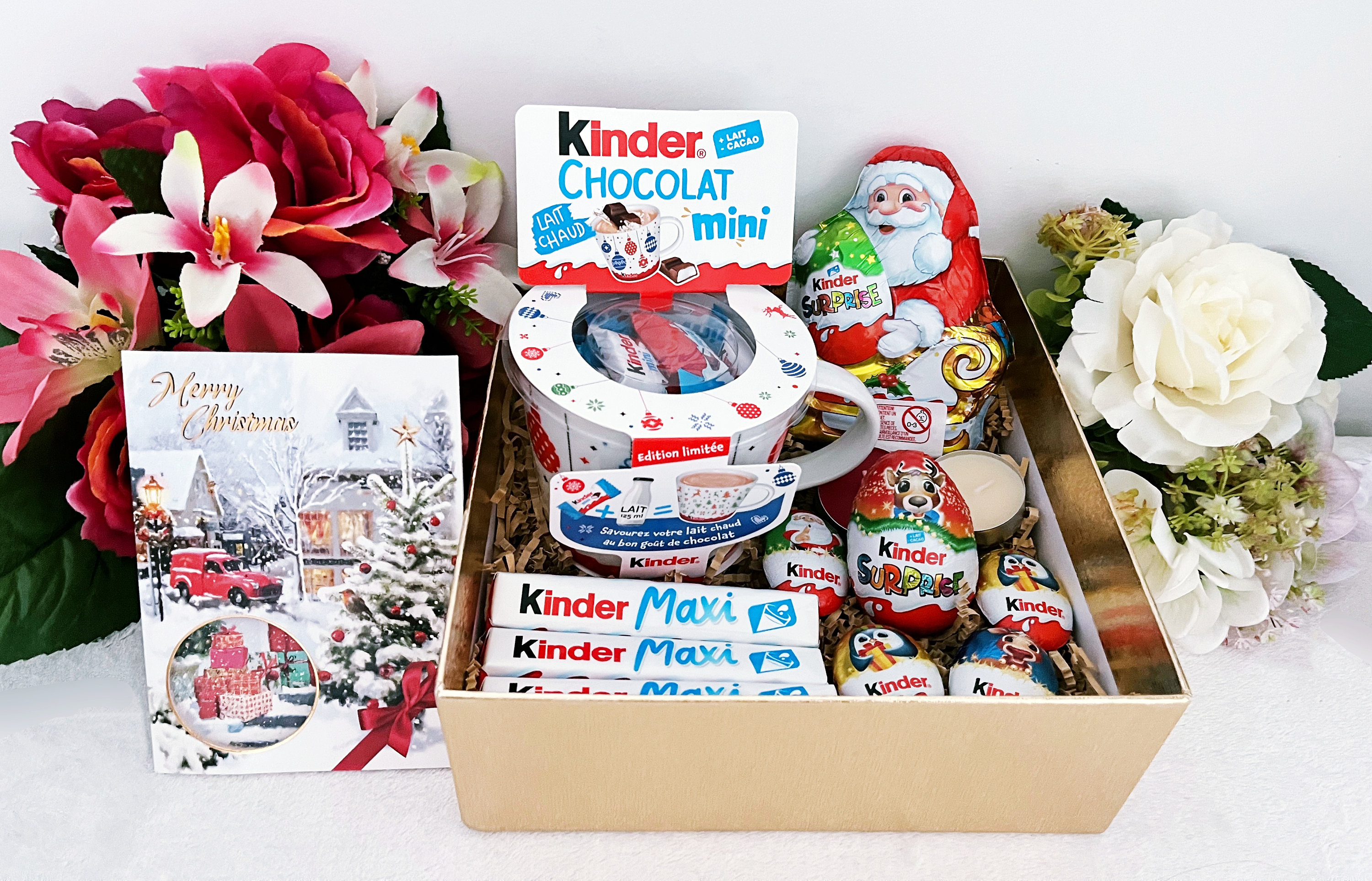 Coffret Kinder Winter Édition vacances Cadeau d'anniversaire Soins