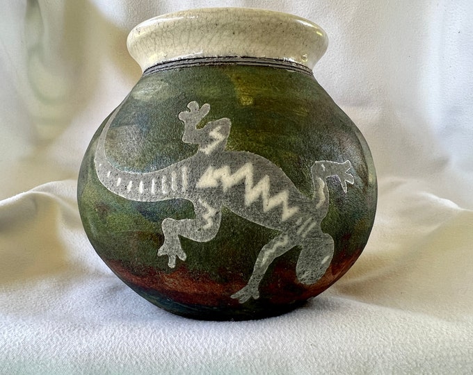 Southwest Dream Raku Pottery by Jeremy Diller Etsy