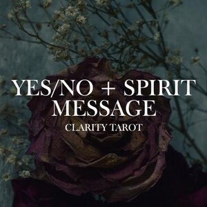 Oui ou Non Tarot + Message spirituel | Clarté rapide avec réponse directe et guidage
