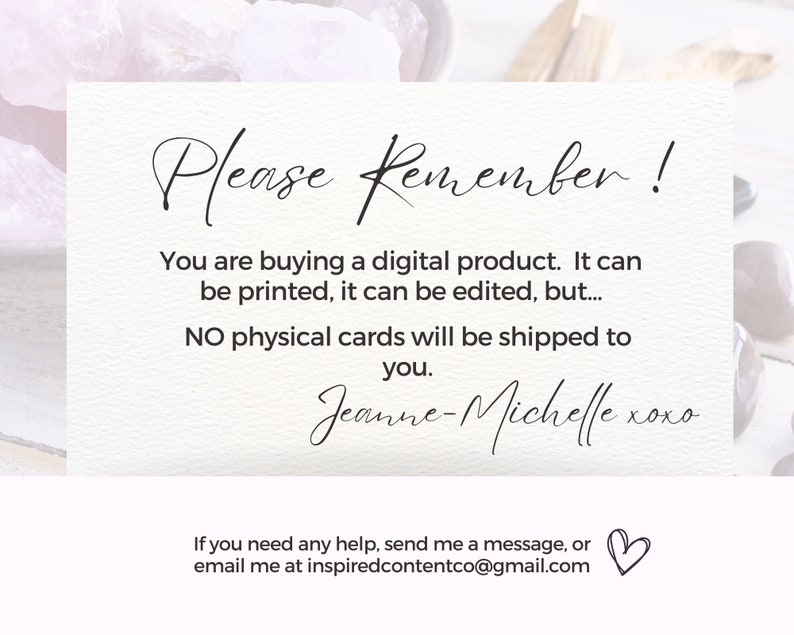 400 Editable Crystal Meaning Cards, Printable Gemstone Meaning Cards, Crystal Cards with Meaning of Stones, Digital Crystal Cards image 10