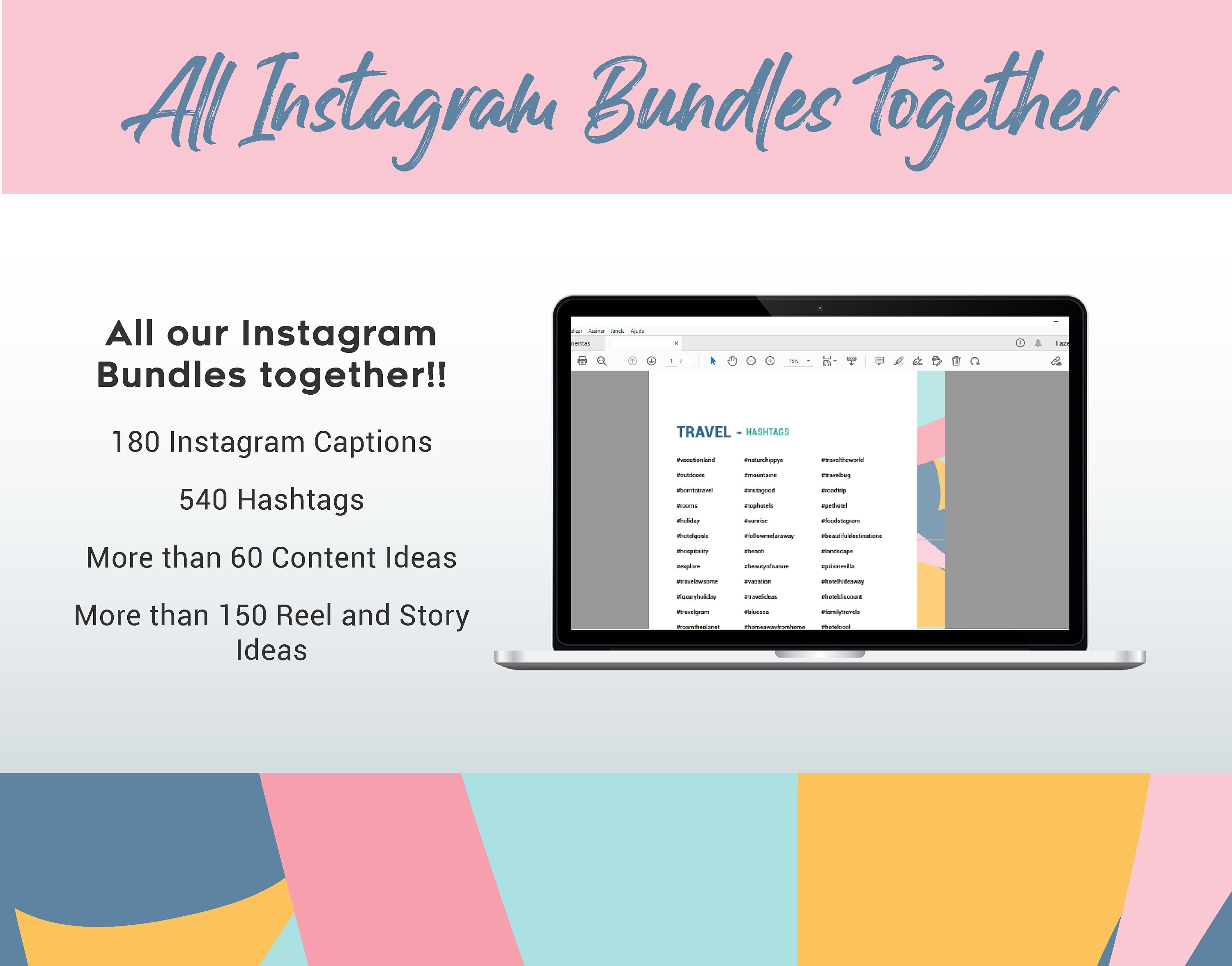 All Instagram Bundles Together Instagram Bundle Instagram Captions