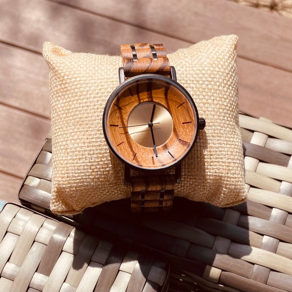 Personalized Unisex Wooden Watches, Custom, Engraved, Perfect Gift