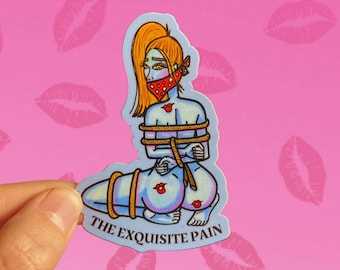 EXQUISITE PAIN - BDSM - Vinyl Sticker