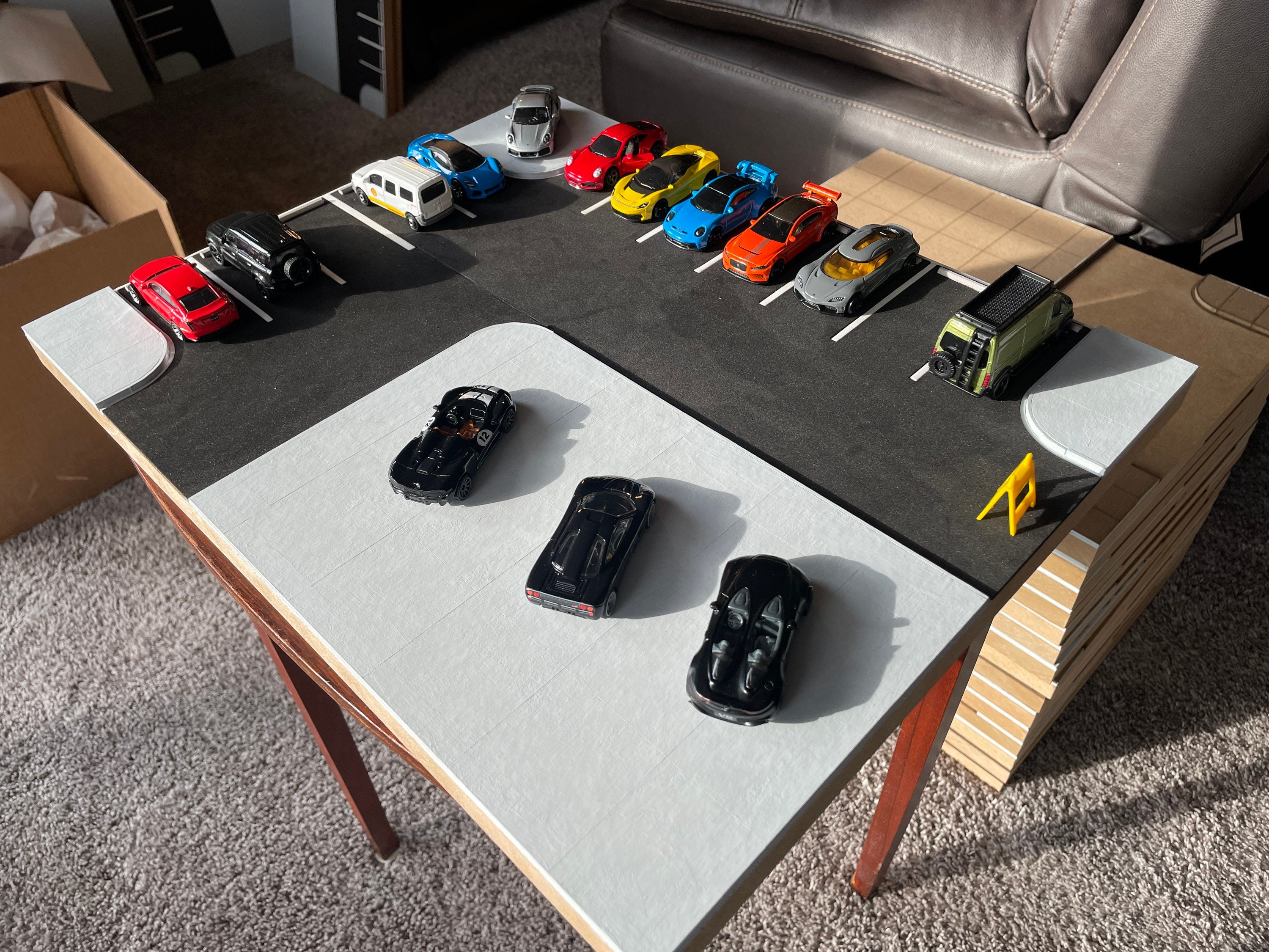 1/64 Hot Wheels Parking Lot Diorama - Etsy