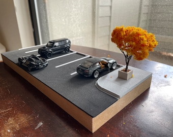 1/64 Parking Lot Desk Diorama