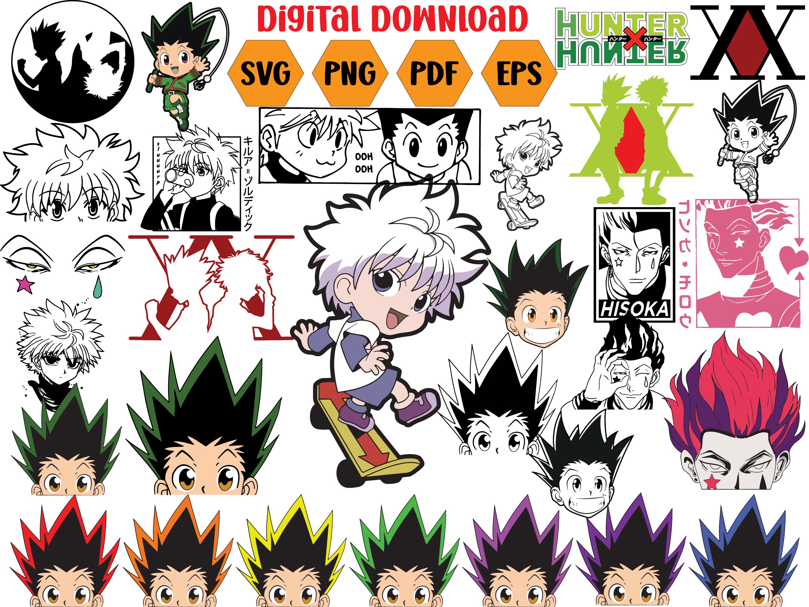 Hisoka Card - Etsy