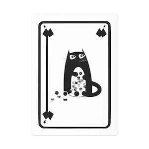 Jeu de cartes, Cartes de poker chat, Jeu de cartes chat, Cartes à jouer sur le thème des chats, Jeu de cartes de poker de 52 cartes, Jeu de cartes chat, Cadeaux sur le thème des chats