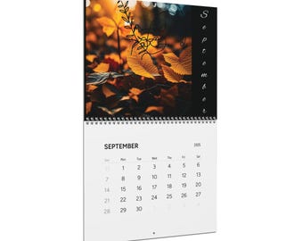 Wall Calendar (2025), Cat Calendar, Illustrated Wall Calendar, Cats Monthly Calendar, Funny Calendar, Cats Monthly Planner, Cat Themed Gifts
