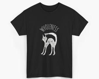 Camiseta unisex con estampado de gato, diseño de gatito, regalo para amantes de los animales, camiseta gráfica, mensaje positivo