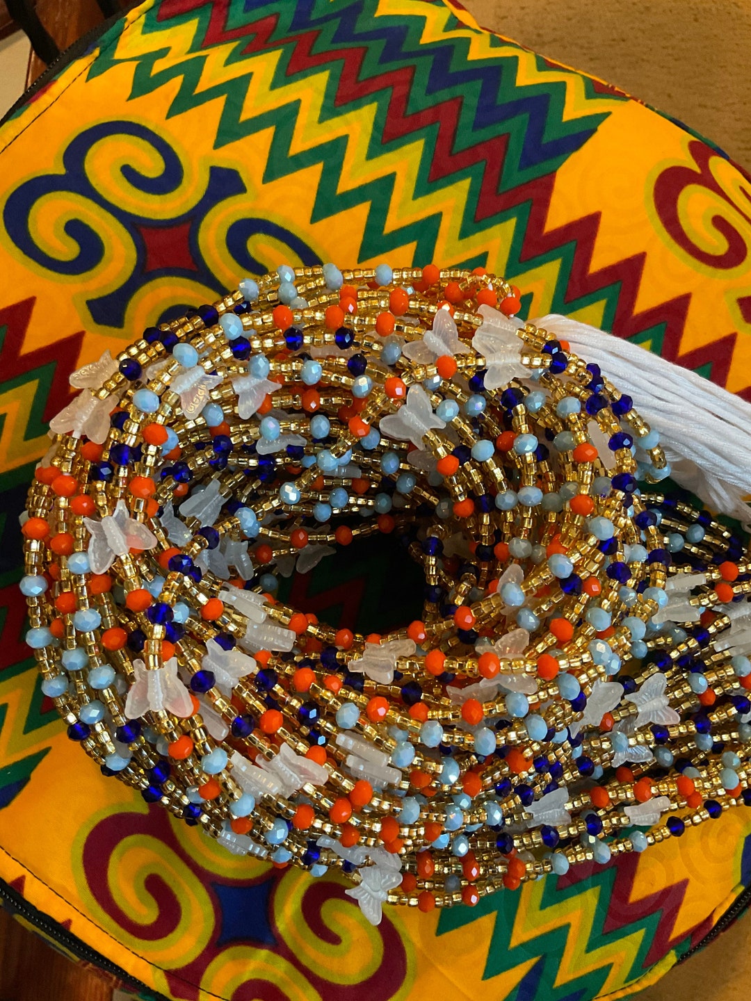 Crystal Waist Beads Glow in the Dark Waistbeads Ghana Waist Etsy