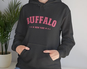 Buffalo Pink College Hoodie