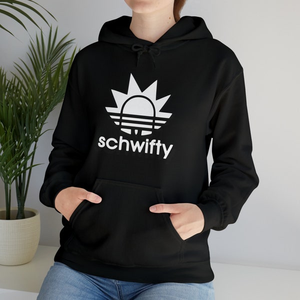 Rick and Morty Get Shwifty Unisex Heavy Blend Hooded Sweatshirt