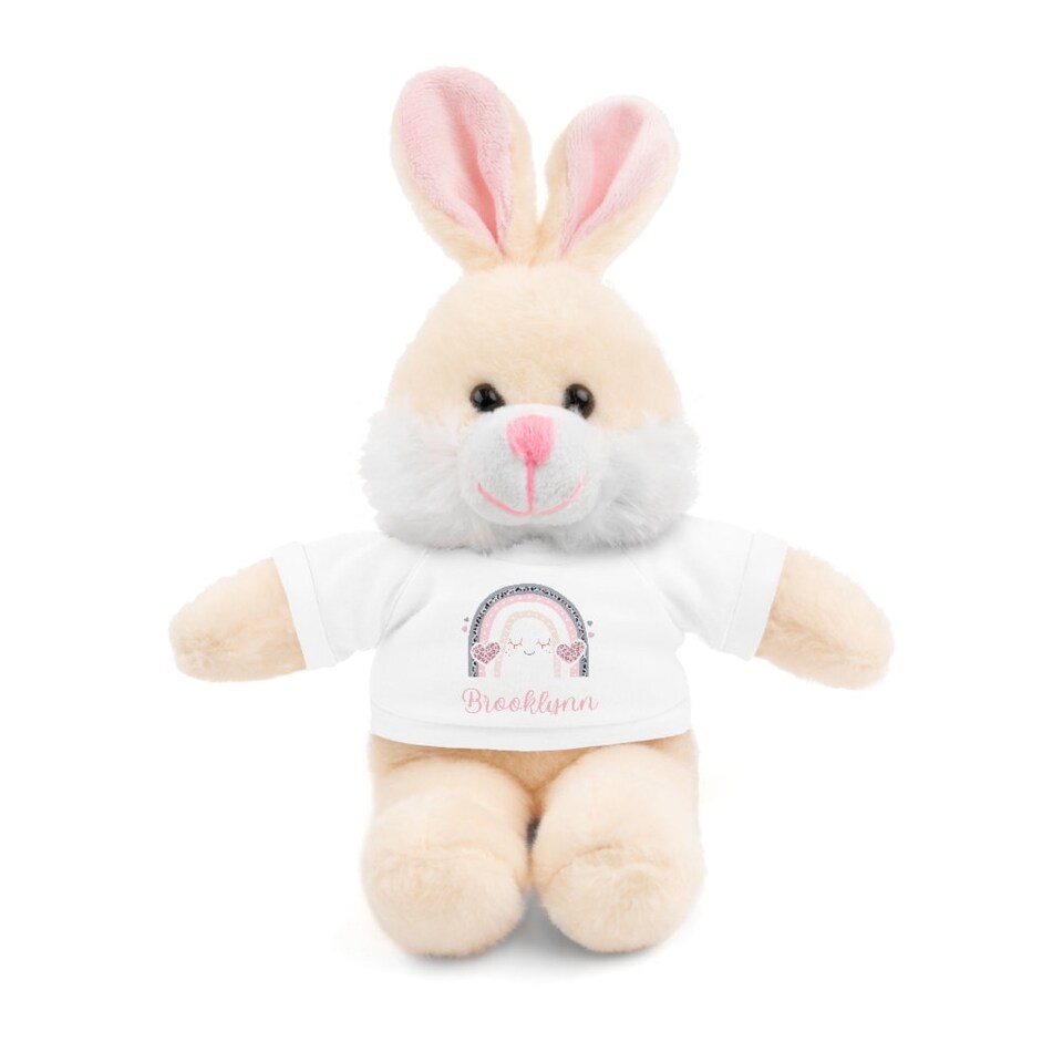 Discover Personalized Baby Girl Toddler Stuffed Animals with Tee