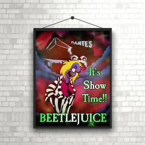 Beetlejuice Poster Gloss Print