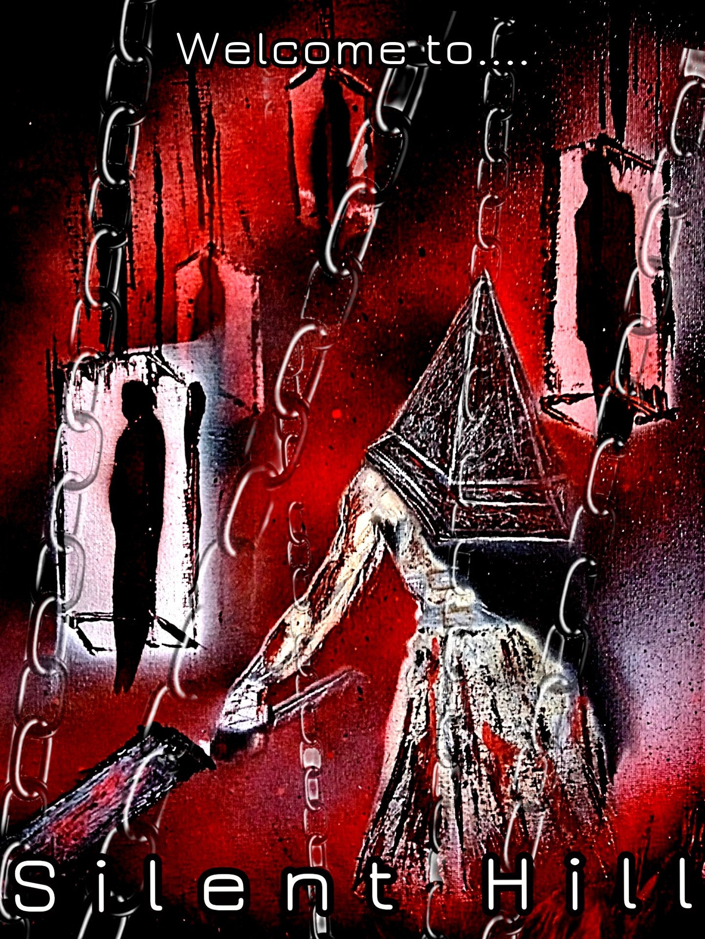 Silent Hill Pyramid Head Poster Print 