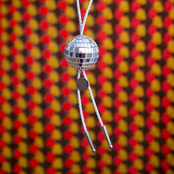 Discoball Bolo Tie / Disco Cowgirl / Western Bolo Tie