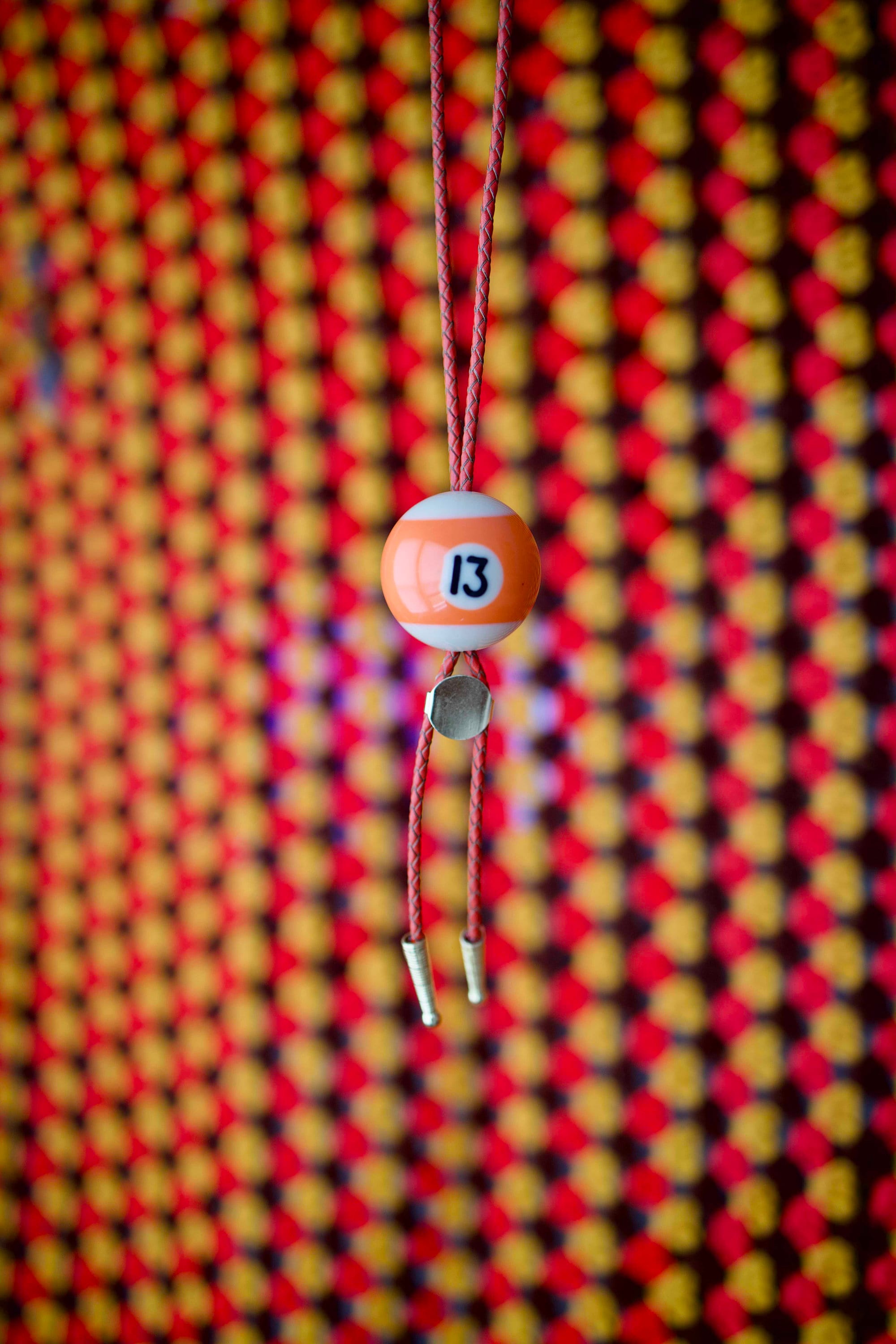 Personalized Number Name Billiards, Mini Billiard Ball Tie, Ball Decoration, Gift for Billiard Lovers