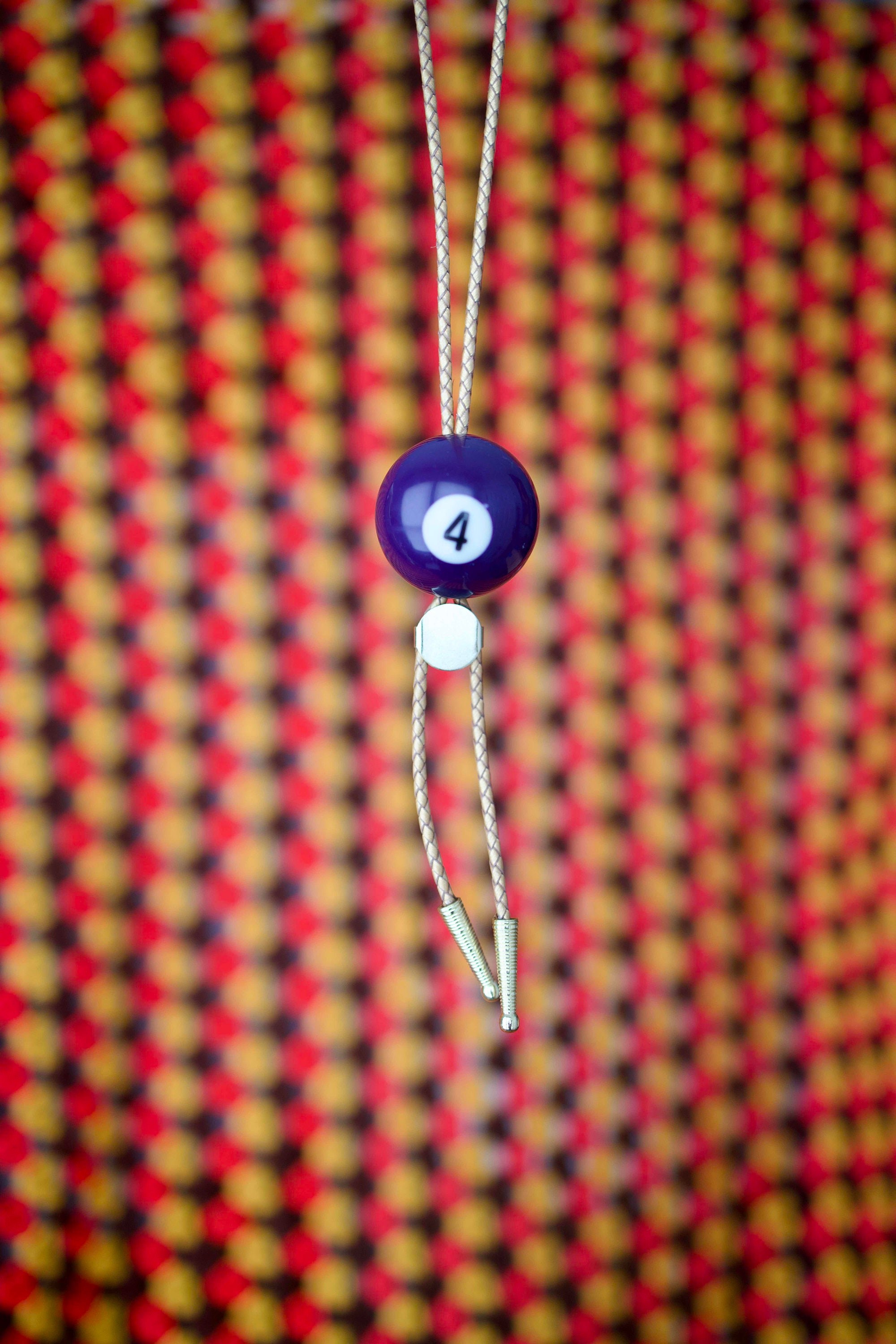 Personalized Number Name Billiards, Mini Billiard Ball Tie, Ball Decoration, Gift for Billiard Lovers