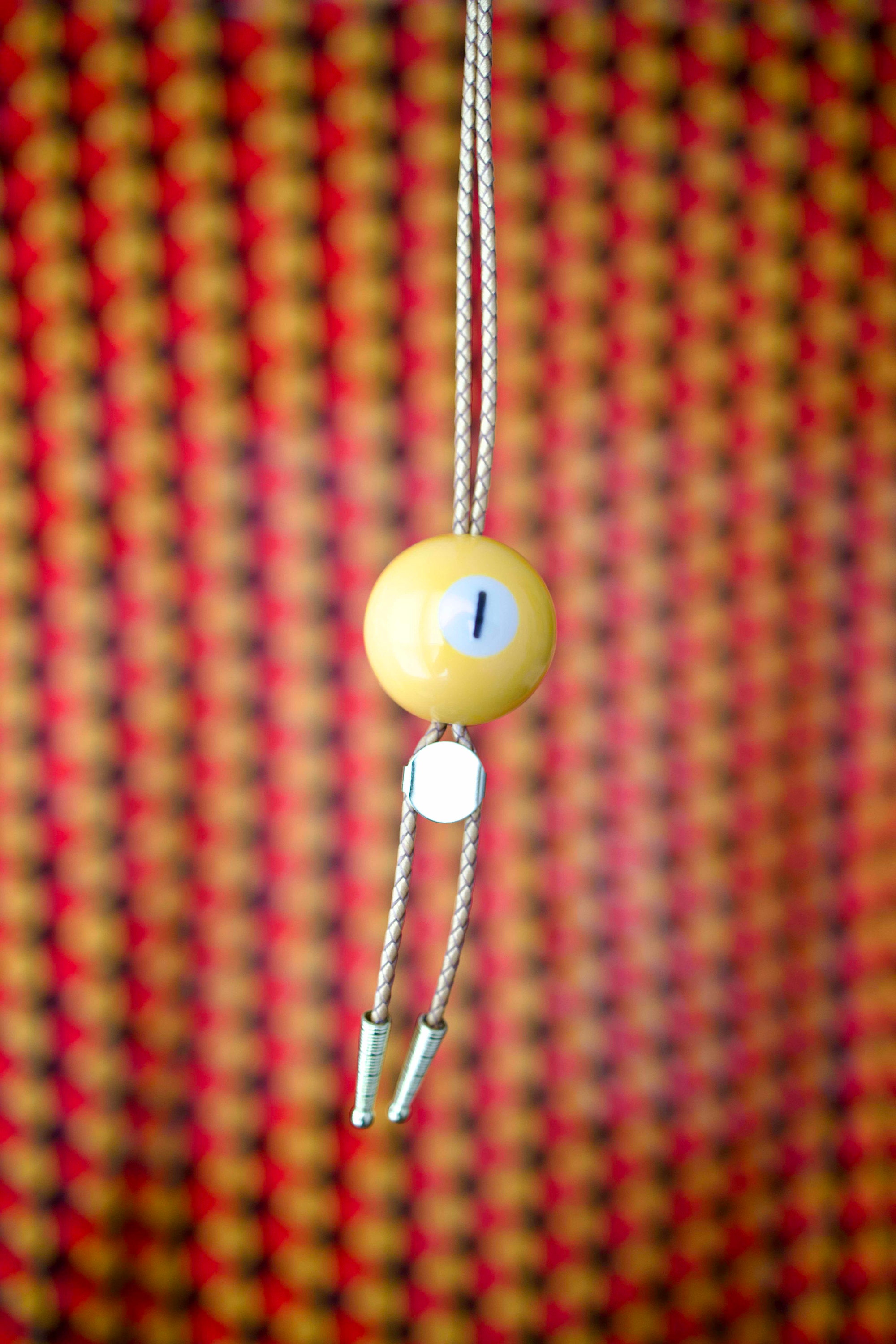 Personalized Number Name Billiards, Mini Billiard Ball Tie, Ball Decoration, Gift for Billiard Lovers