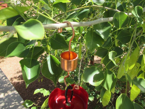 Gancio anti-formiche per mangiatoia per colibrì Flower Design Fossato Ganci Ant Guard, Gancio Anti-Perdite resistente di fossato di Guardia della Formica per il cortile esterno del Giardino di Fulenyi